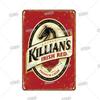 Vintage Jim Beam  Bulmers Whisky Tin Sign  Retro Metal Plaque for Home Club Irish Bar Wall Decor  Decorative Wall Plate for Home