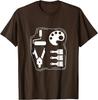 Love Art Tools Artist Painter Graphic TShirt Men Casual Cotton Crewneck Tee