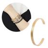 Personalized Ayatul Kursi Islamic Jewelry Bracelets Stainless Steel Open Bangles