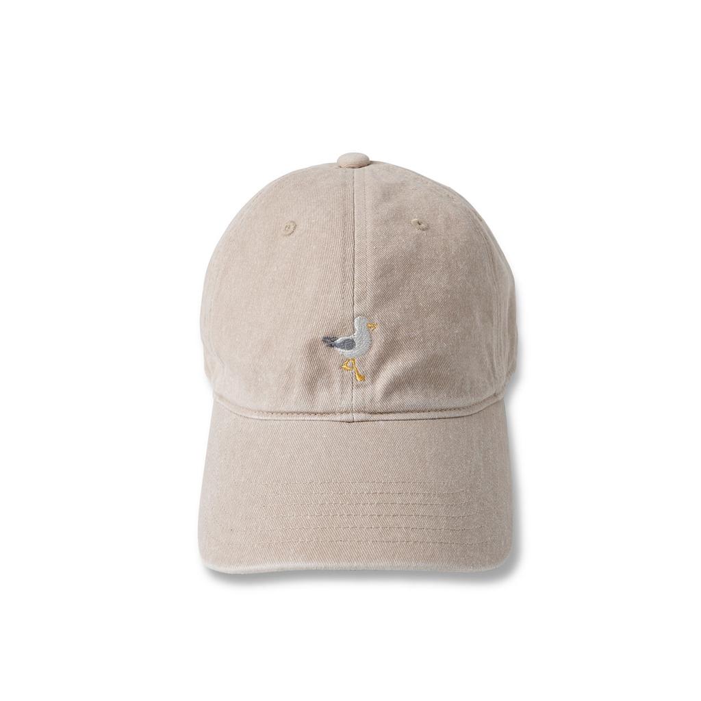 Bancheu South Seagull Washed Cotton Cap - Beige