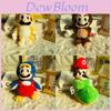 Conjunto de Pelúcia Super Mario Bros Com Material de Pelúcia Curta Para Crianças e Colecionadores