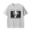 Spaventoso Benjamin Netanyahu Divertente Meme Grande Yahu Tema Horror Brainrot Stampati T-shirt Unisex Unisex Moda T-shirt Larghe Streetwear