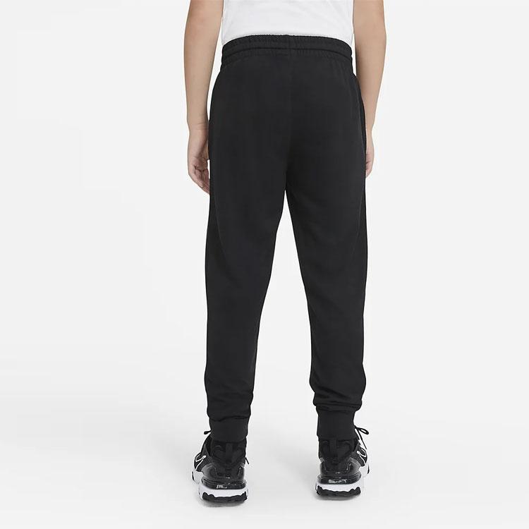 Nike Kids Sportswear Knit Pants with Small Logo Kids Bottoms Black DA0809-010