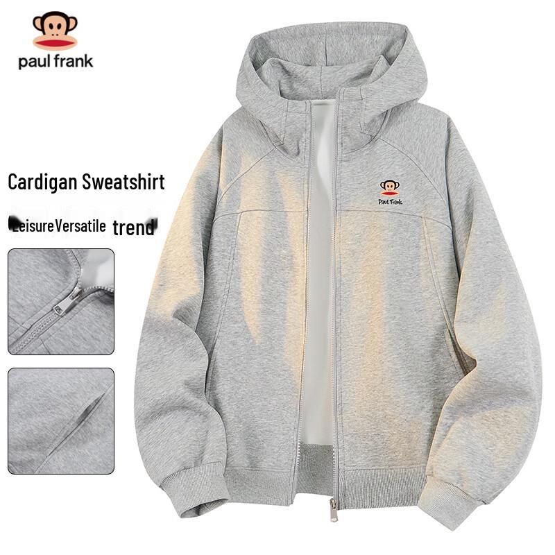 Paul Frank Men s Hooded Zip-Up Sweatshirt Jacket L