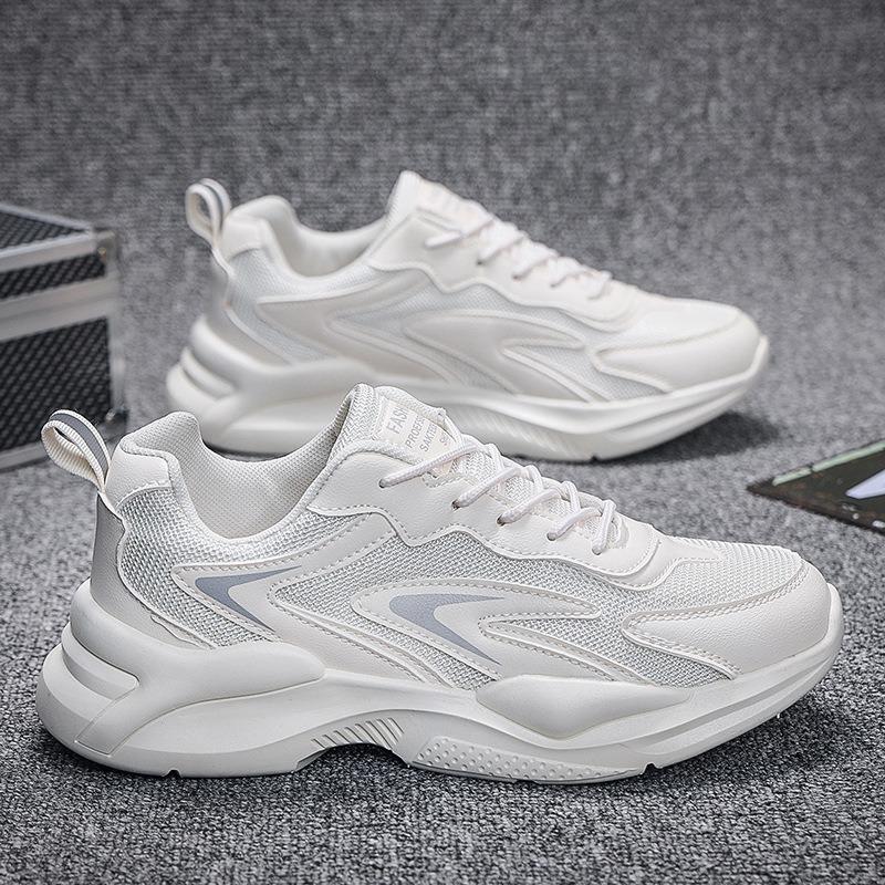 Spring and Autumn Men's Shoes New Work Board Shoes Sports Leisure Student Running Men's Versatile Trendy Shoes