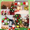 12/24Pcs 6cm Christmas Decoration Fluffy Ball Hanging Ornaments for Halloween Party Xmas Home New Year Gifts Navidad Decor Craft
