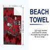 Tampa Bay Buccaneers Print Beach Towel, Large Soft Quick Dry Towel for Beach Camping Swimming