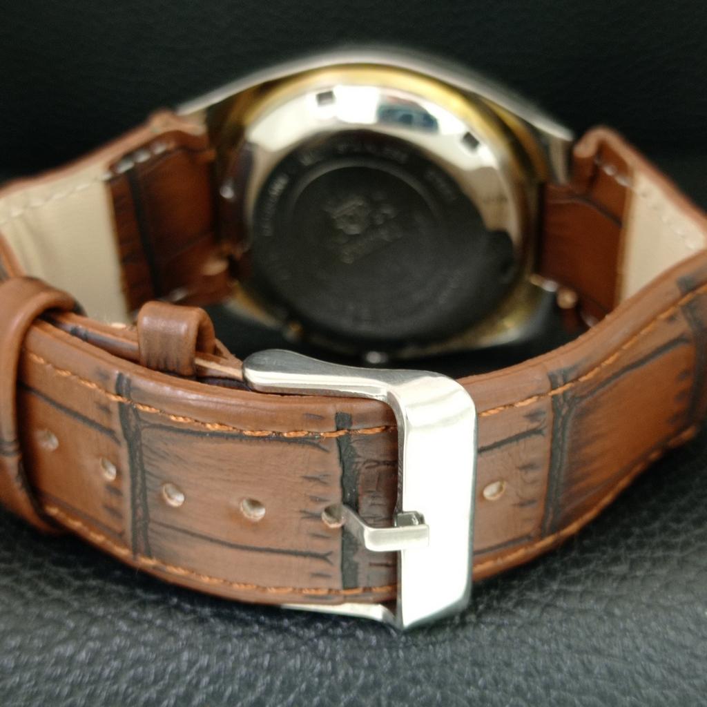 JAPAN VINTAGE ORIENT CRYSTAL AUTOMATIC 46941 MENS ORIGINAL DIAL WATCH a707790-1