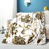 Retro Patternblanket Sofa Blanket Air Conditioning Cover Blanket Blankets for Beds Cute Blanket Children‘s Blanket  Thin Blanket