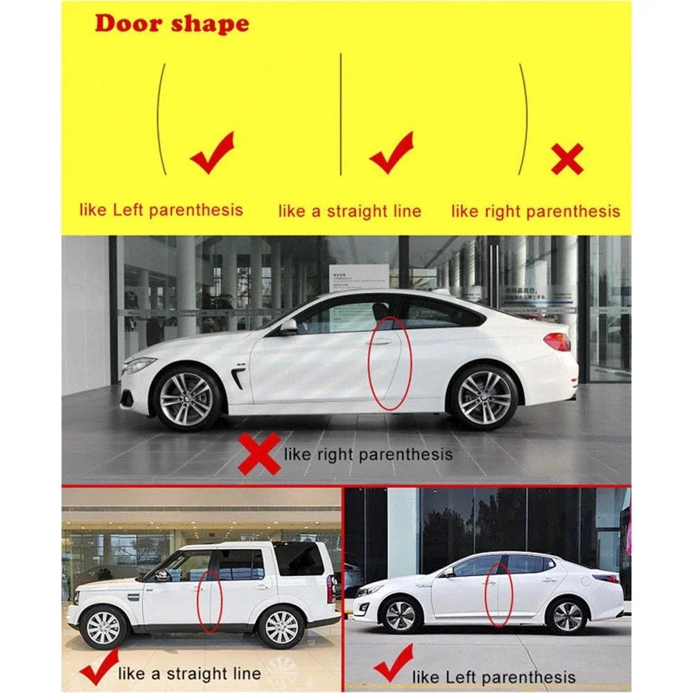 4Pcs Universal Car Door Anti-collision Stickers Decorative Protective Car Door Edge Guards Anti-Impact Transparent