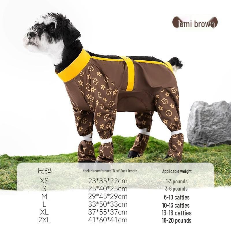 Waterproof Dog Pants with Belly & Feet Cover - Dustproof & Dirtproof for Outdoor Use