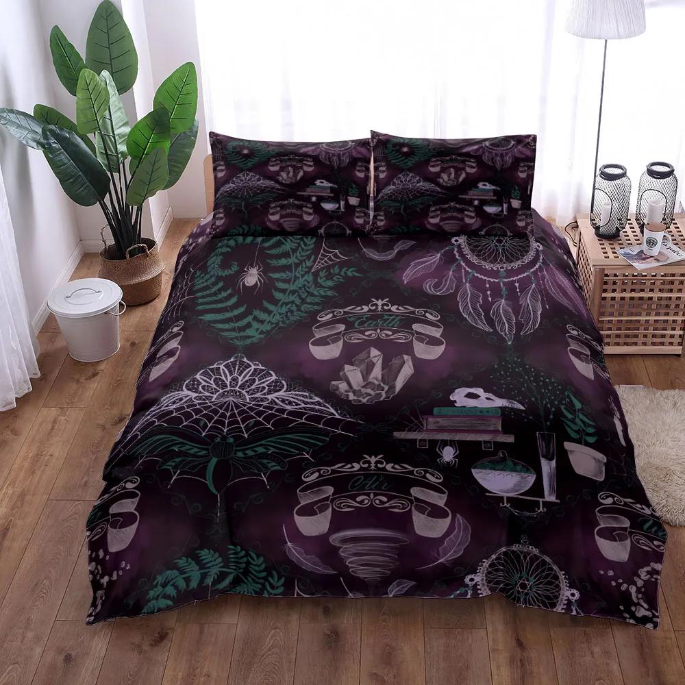 Haunted mansion Thriller Bedding Set King Queen Double Full Twin Single Size Bed Linen Set