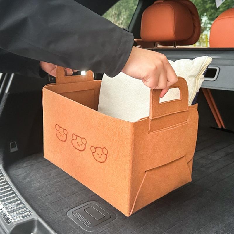 Foldable Car Home Storage Box with Sufficient Space Detachable Organizers Box