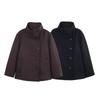 2026 Stylish European & American Wool High-Collar Short Coat