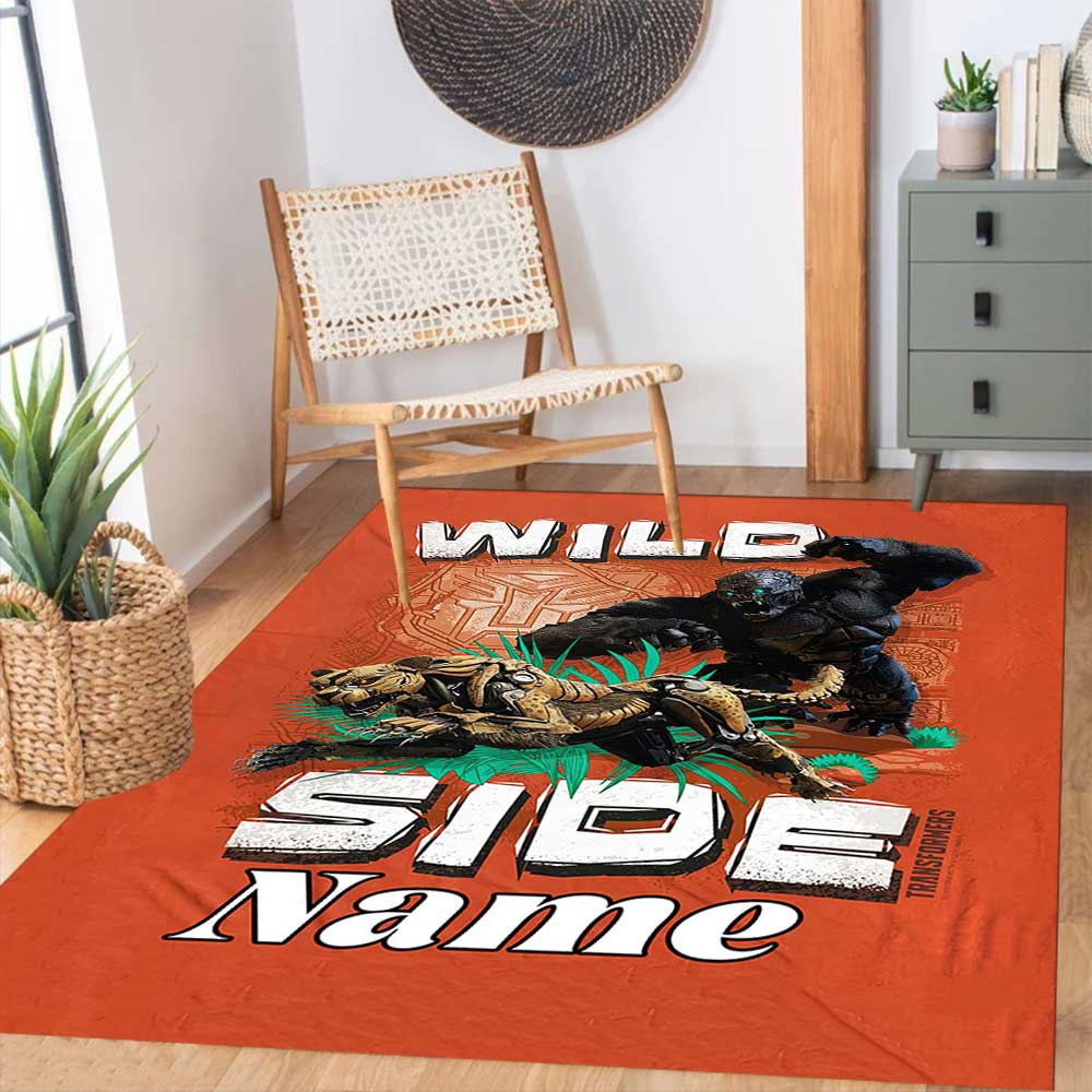 Love Transformers (17) Customize your name rug, office chair cushion, home bedroom living room gift.