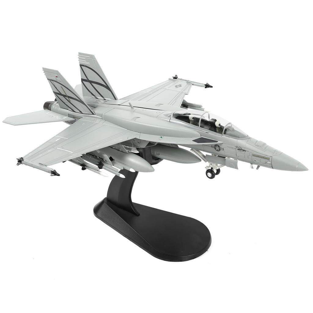 NUOTIE Ultimate Hornet Diecast Alloy Aircraft Model F18F Fighter Simulation Model Kit Military Aircraft Model with Bracket for Collection and Gift