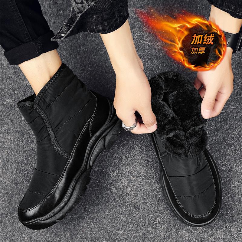 Ankle Boots Boots Winter Men Casual Sneaker Loafers Sports and Leisure Platform Sports Shoes Canvas Fabric Male Sneakers Fashion