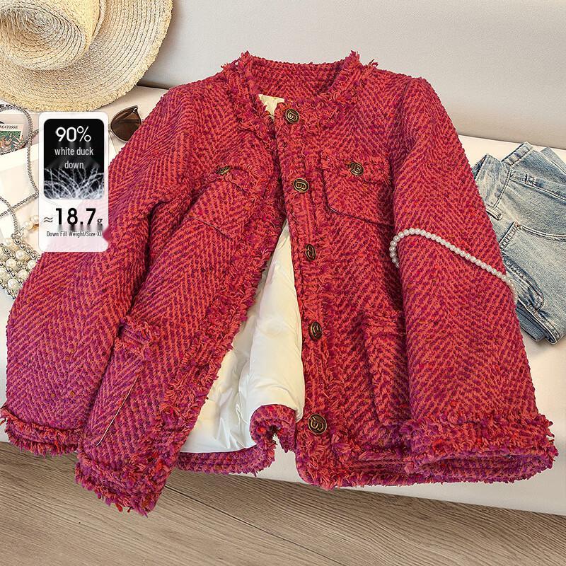 

Женский пуховик Silbercher в стиле «маленький аромат», 90% пух утки XL