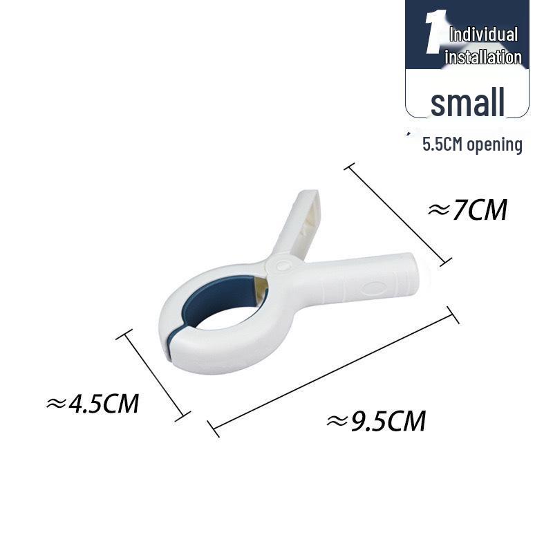 

Sun Quilt Cover Clip: Windproof, No-Trace, Strong Plastic for Drying Clothes, Pants, and Cotton Quilts. синий