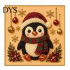 Kit de Arte de Perlas Artificiales para Principiantes, Kit de Pintura de Navidad, Proyecto Creativo de Manualidades de Invierno 3D DIY para Adultos, Festivo