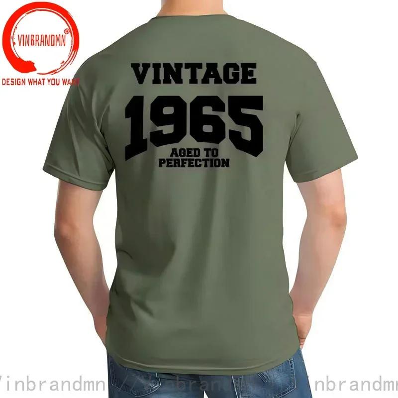 Summer Style New T Shirt Unisex Made In 1965 Vintage Tshirt Born 1965 Birthday Aged To Perfection Gift Tops Funny Casual Tee Shirt