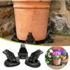 3Pcs Frog Resin Pot Decorative Feet, Plant Pot Support Feet for Outdoor, Animals Statue Pot Base Planter Risers, Flower Pot Plant Stand (Frog)