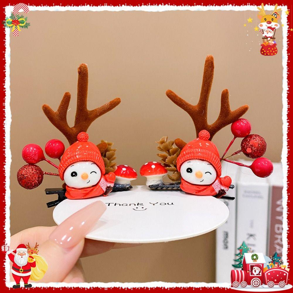 

Веселый Рождественский декор, детская заколка для волос с оленьими рогами и блестками, рождественская шапка, детская детская головная повязка C