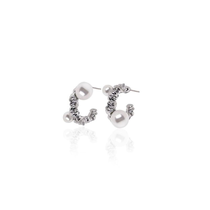 XI`ANN Tangled Pearl E Tangle Pearl Ring Earrings