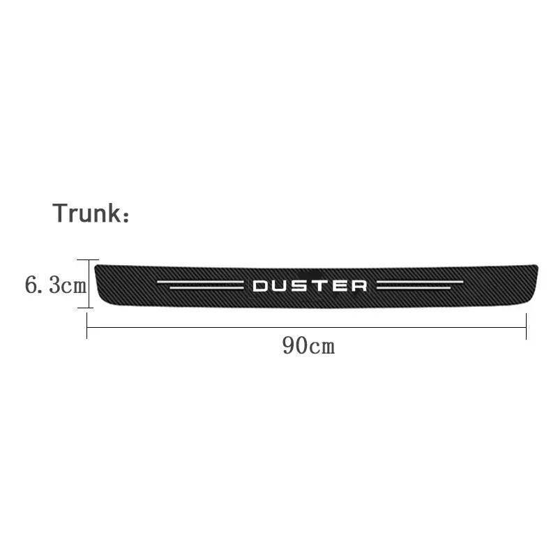 

Car Decals for DACIA Duster Emblem Spring Lodgy Dokker Door Threshold Anti Scratch Protective Film Sill Waterproof Stickers