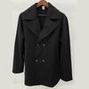 Autumn and Winter New Trench Coat Business Men's Woolen Mid-length Trench Coat Double Breasted Casual Trench Coat
