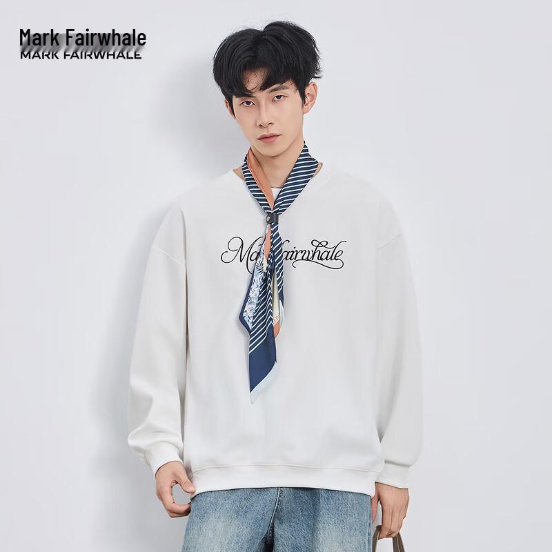 

Mark Fairwhale Men s Trendy Loose-fit Round Neck Sweatshirt XL