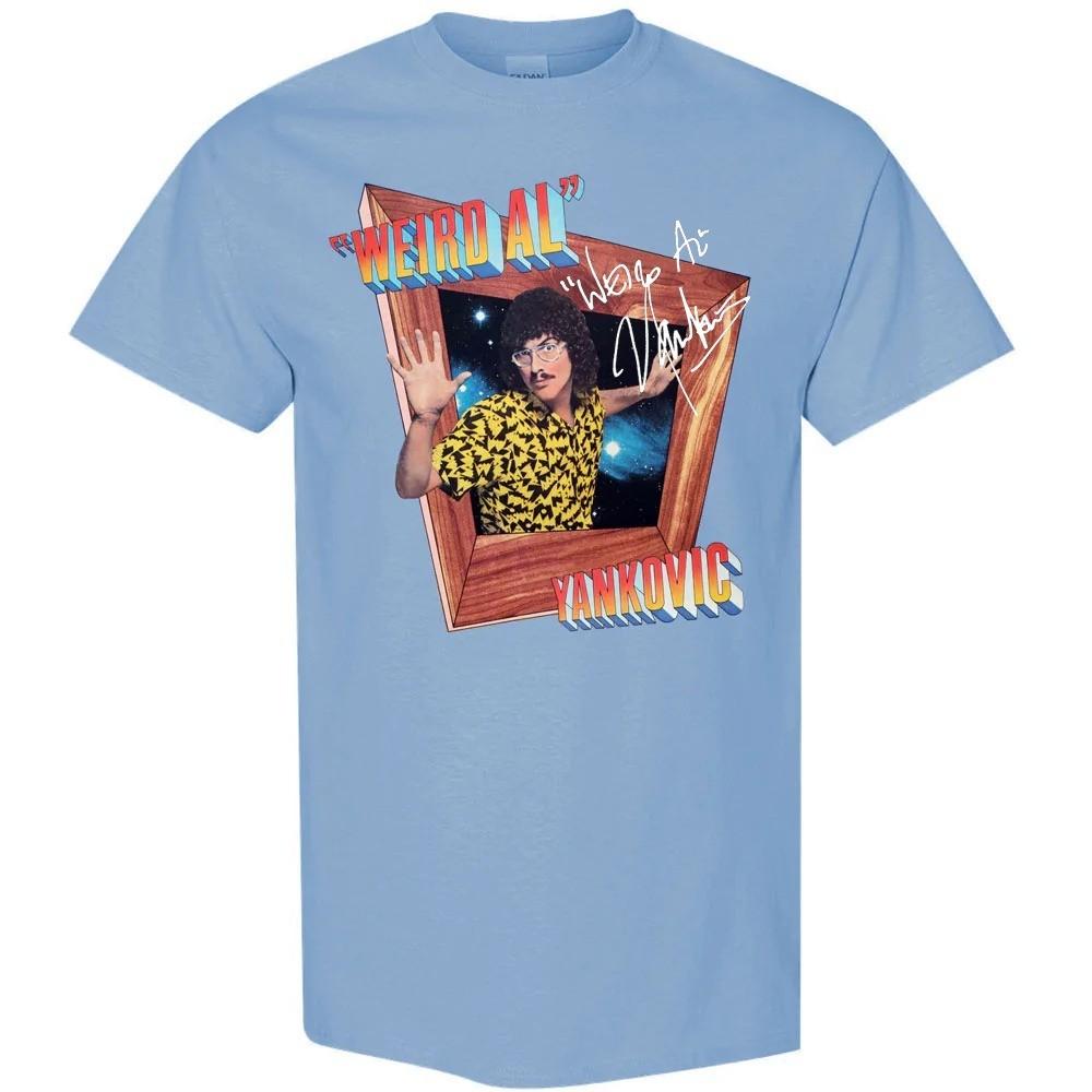 Vintage WEIRD AL YANKOVIC Cotton Light Blue All Size Men Women Shirt 16D177 Unisex T-Shirt S