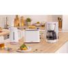 Cafetière filtre - bosch - tka3m131 mymoment - blanche - verseuse verre - fonction aroma plus - maintien au chaud jusqu'à 60 min