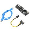 PCIE Riser Stable 8 FP Capacitors Gold Plated USB3.0 Interface Adapter Card for Win 7 for Win 8 for Win10 for Win XP