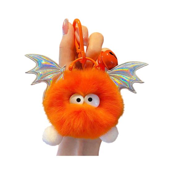 Keychain Pendant Cartoon Doll Charm with Wings Plush Key Chain Versatile Decoration Keys Backpack