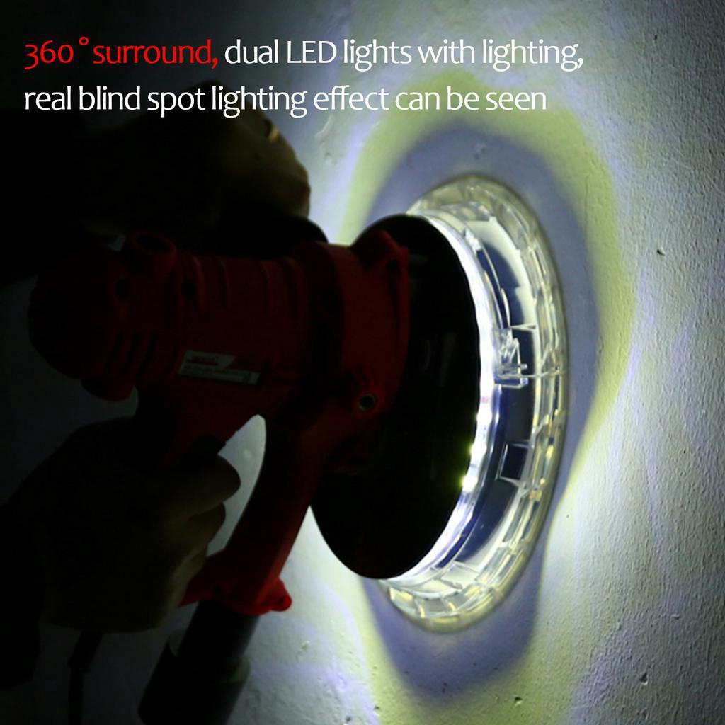 1250W 220V Wall Grinding Machine Lamp Belt Wall Putty Polishing Sandpaper Sander