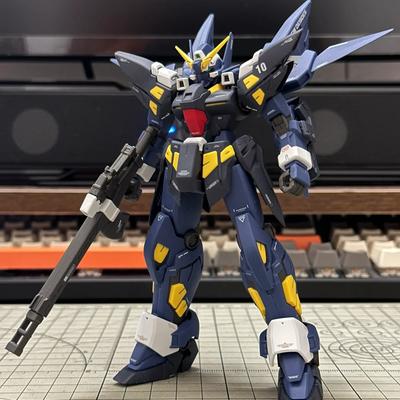 Super Robot Wars OG Huckebein Mk-II HG 1/144 Kit de Modelo de Ensamblaje de Mecha Figura de Acción Muñeca Decoración de Escritorio Juguete Rompecabezas para Niños Regalo