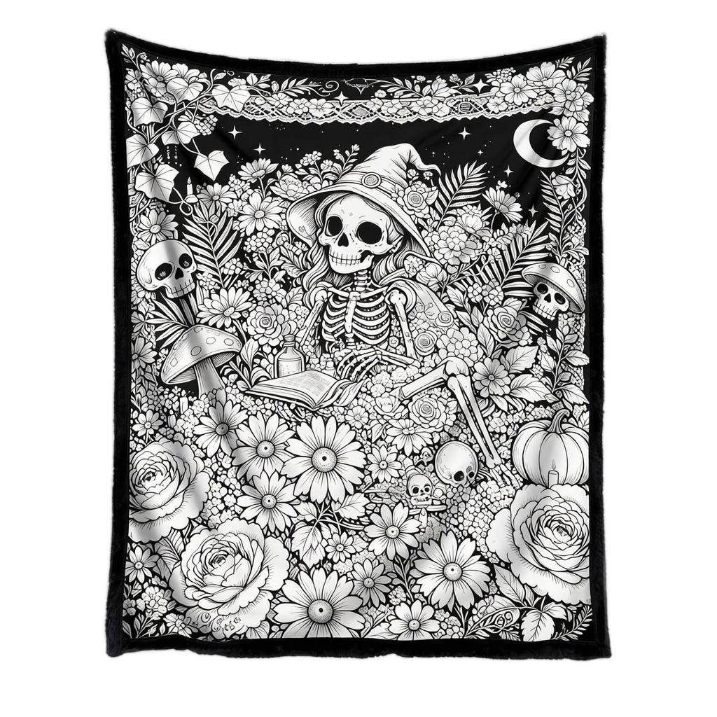 Halloween Mal-Decke mit bunten Stiften für Kinder Erwachsene - DIY-Projekt Groß 150200 cm