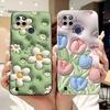 For Realme C21Y Case Luxury Painted Cover  RMX3261 RMX3263 Soft Silicone Phone Case For Realme C 21Y C21Y Coque TPU Back Cover