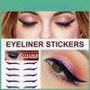 West Month Selbstklebende Lidschatten-Sticker Fünf-Paar-Set für ein umwerfendes Party-Make-up
