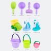 Children Beach Toys Set Sand Digging Tools Portable Beach Bucket Sand Water Toys