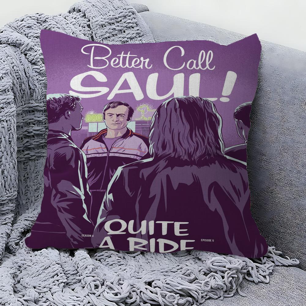 Better Call Saul Personalized Picture Text Home Decorative Pillows Household Gifts 45x45cm