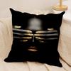 Schwarz Gold Afrikanische Dame Frau Stil Kissenbezug Weicher Plüsch Doppelseitig Sofa Kissen Kissenbezug | Ganzjahres Dekoration Geschenk