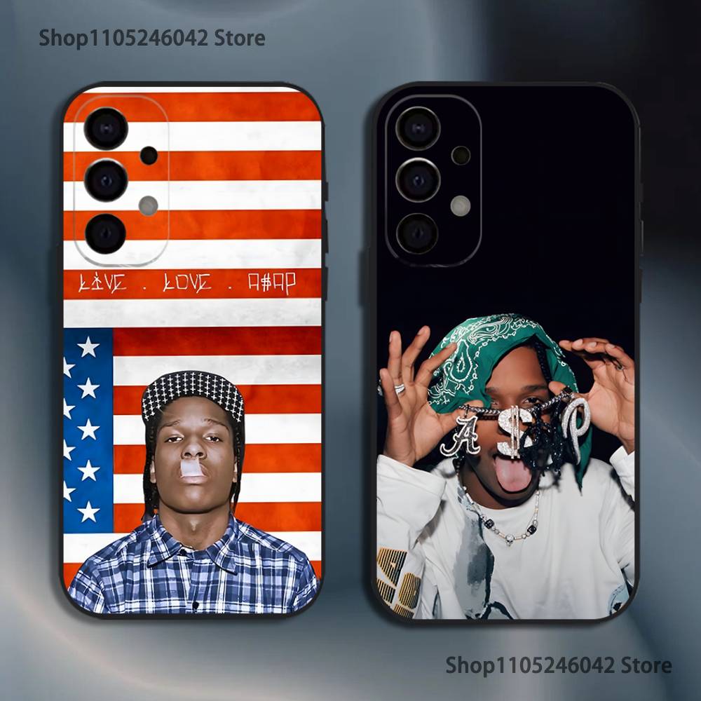 A-ASAP R-Rocky Rapper Handyhülle Für Samsung S26,S25,S24,S21,S22,S23,S30,Ultra,S20,Plus,Fe,Lite,5G Schwarze Abdeckung