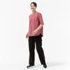 Mizuno Soft Dry Sports Mauve 32MAC815 Women's T-Shirt (Wide Silhouette), Moisture-Wicking, Quick-Drying, Pink,