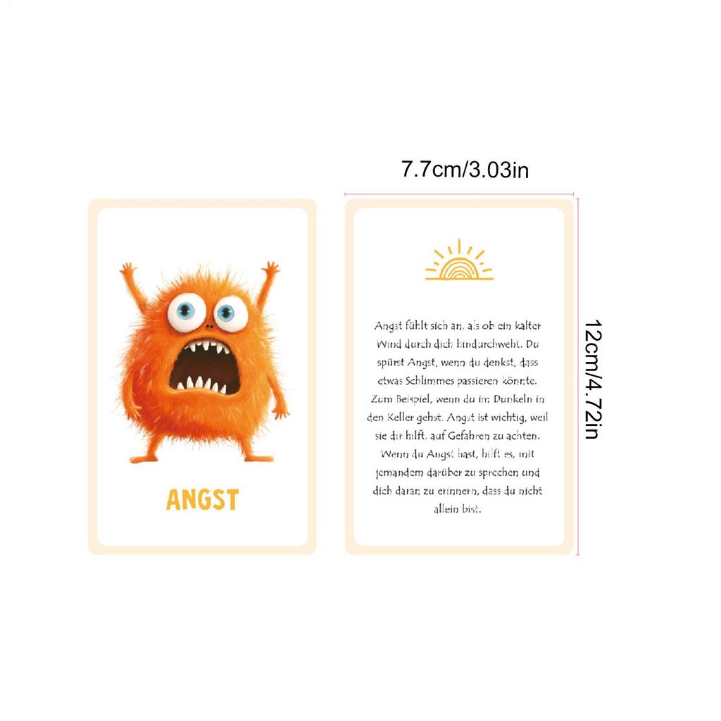 Emotions Flash Cards Realistic Picture Emotion Cards for Toddler Educational Learning Flashcard Compact for Kid Girls Boys