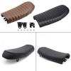 Vintage Comfortable Motorcycle Cafe Racer Flat for Seat Retro Leather Cushion Saddle Seats Motorcycle Retro for Seat Cus