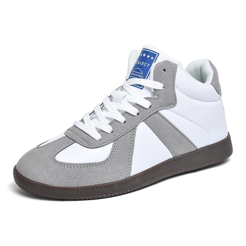 Outdoor Walking Shoes PU Leather Retro Trainers Men Women Elastic Flats Light Running Jogging Sports Shoes Traveling Shoes