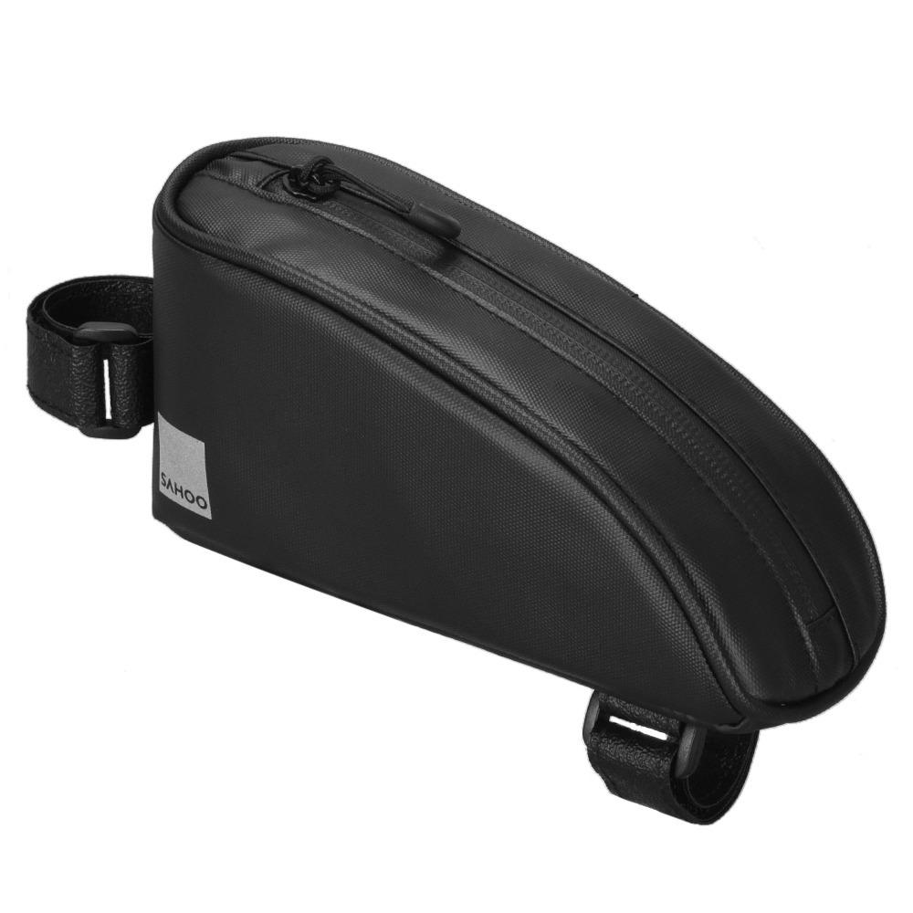 600D Polyester Bike Top Tube Bag Waterproof Triangle Bike Frame Bag 0.3L 0.6L Reflective Cycle Top Tube Bag Bicycle Accessories