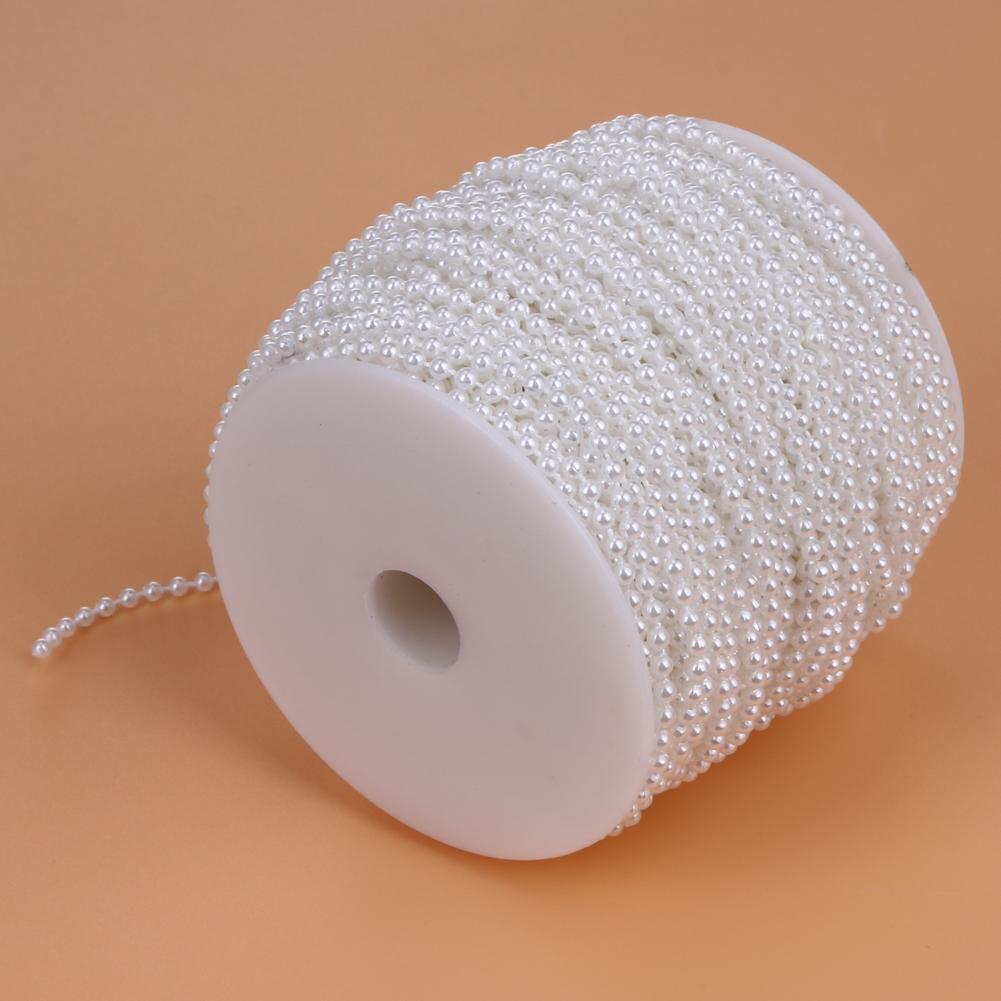 10m 3mm Living Room Partition Bead Curtain Pendants Glass Door Hanging Peal String Ornament Crafts Decoration for Wedding Party